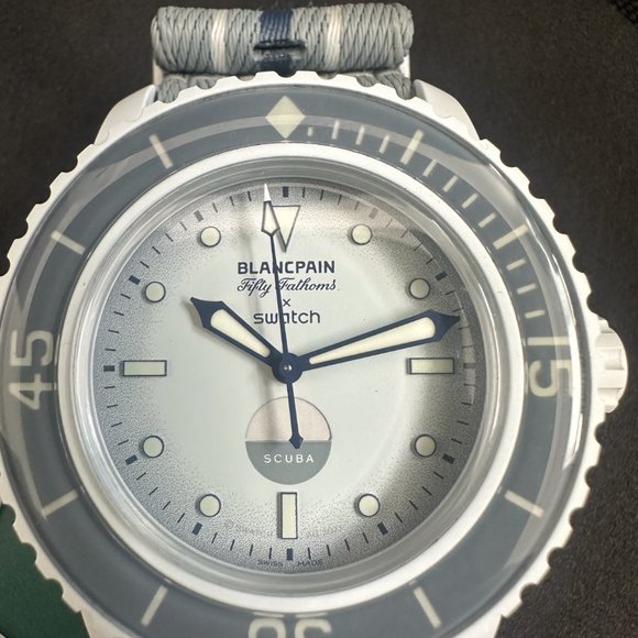 Swatch Scuba Fifty Fathoms SO35S100 / Antartic Ocean - Picture 2 of 14